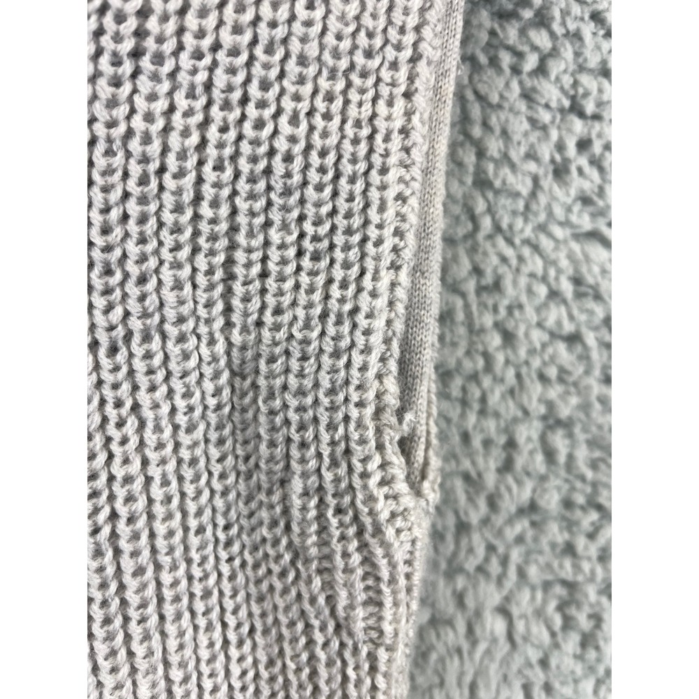 Aritzia Babaton Hazlitt Sweater Vest Womens S Gray Wool Ribbed Knit Sleeveless - Picture 8 of 12